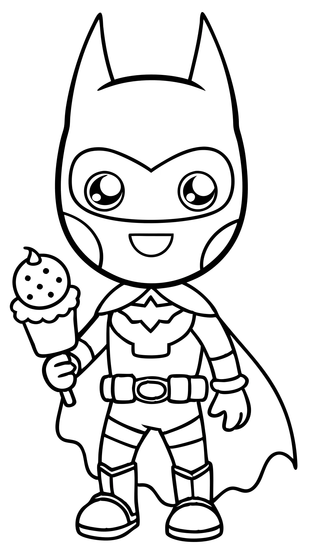 coloriages mignons batman